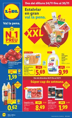 Vista previa del folleto de la tienda Lidl válido desde el 24/11/2025 