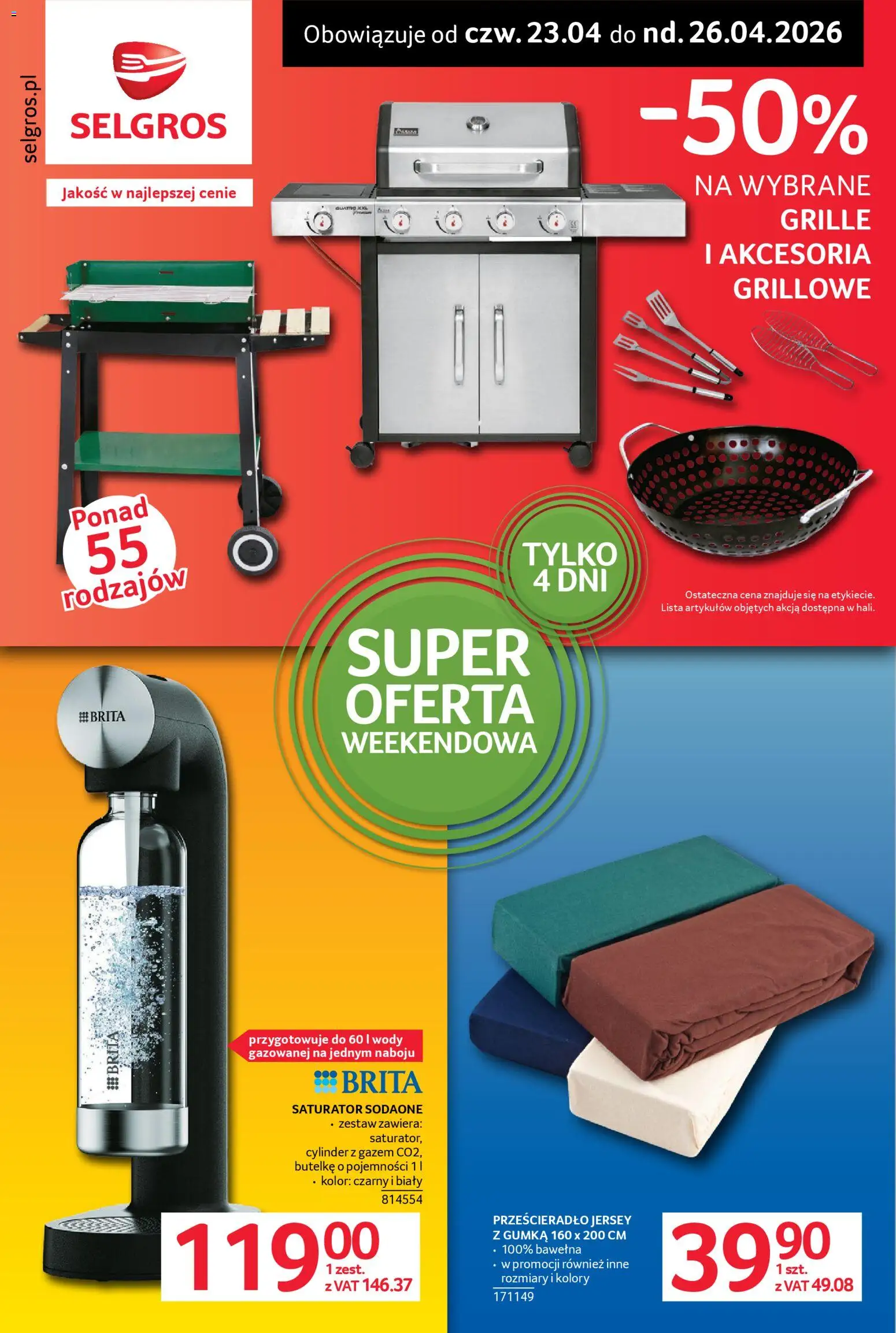 Pogląd gazetki "Selgros cash&carry gazetka - Oferta weekendowa" ze sklepu Selgros cash&carry ważnej od 23.04.2026