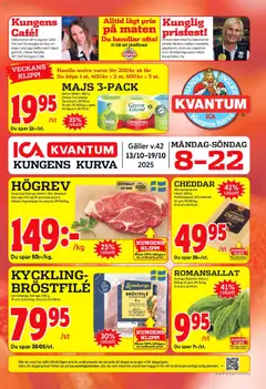 Förhandsgranska reklamblad Kungens Kurva från butik ICA Kvantum gäller från 13/10/2025