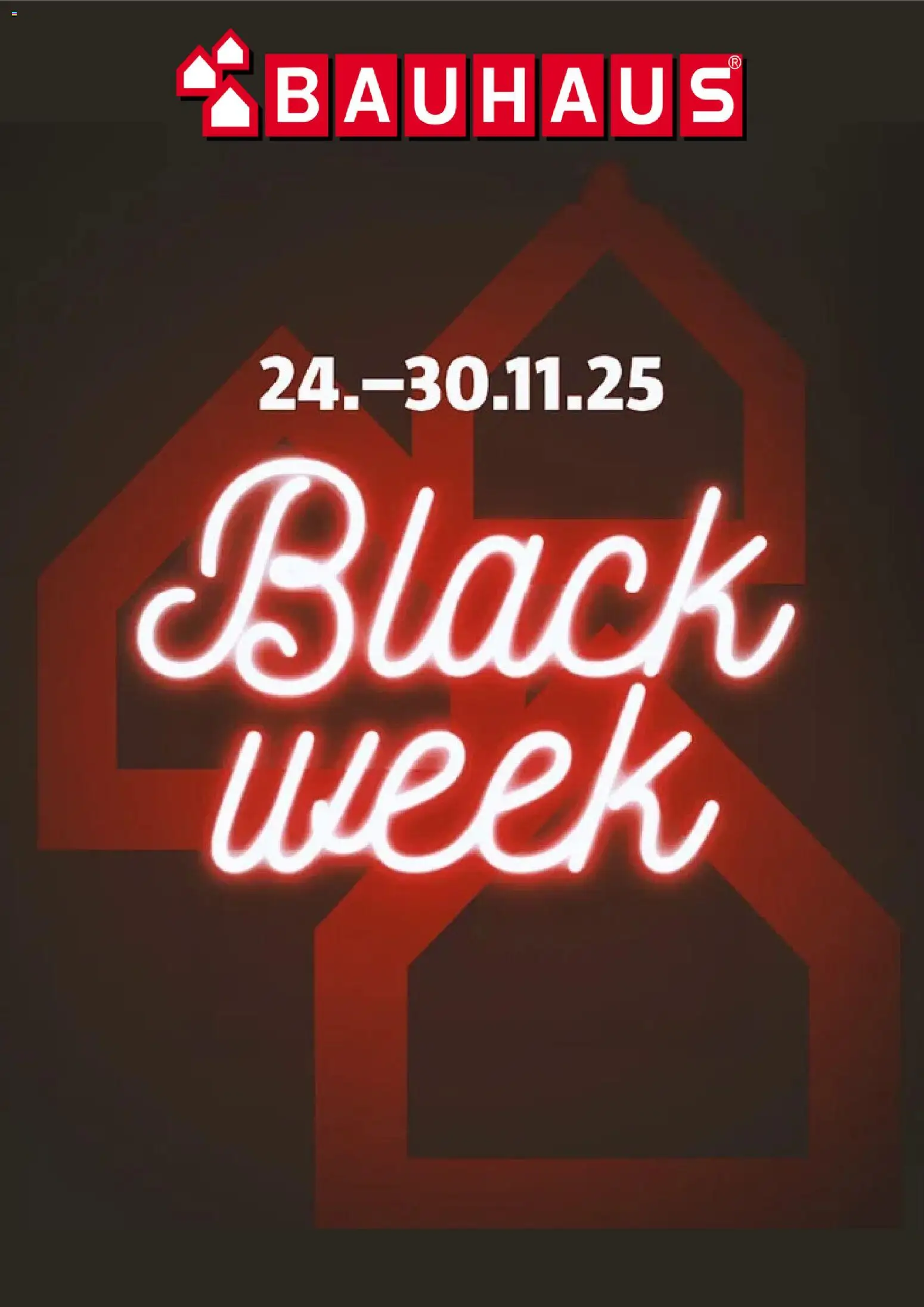 Vorschau des Merkblatts Black Friday vom Shop Bauhaus gültig von 24.11.2025 bis 30.11.2025