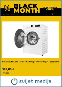 Pregled letka Black Friday trgovine Svijet medija vrijedi od 03.11.2025 | Stranica: 3