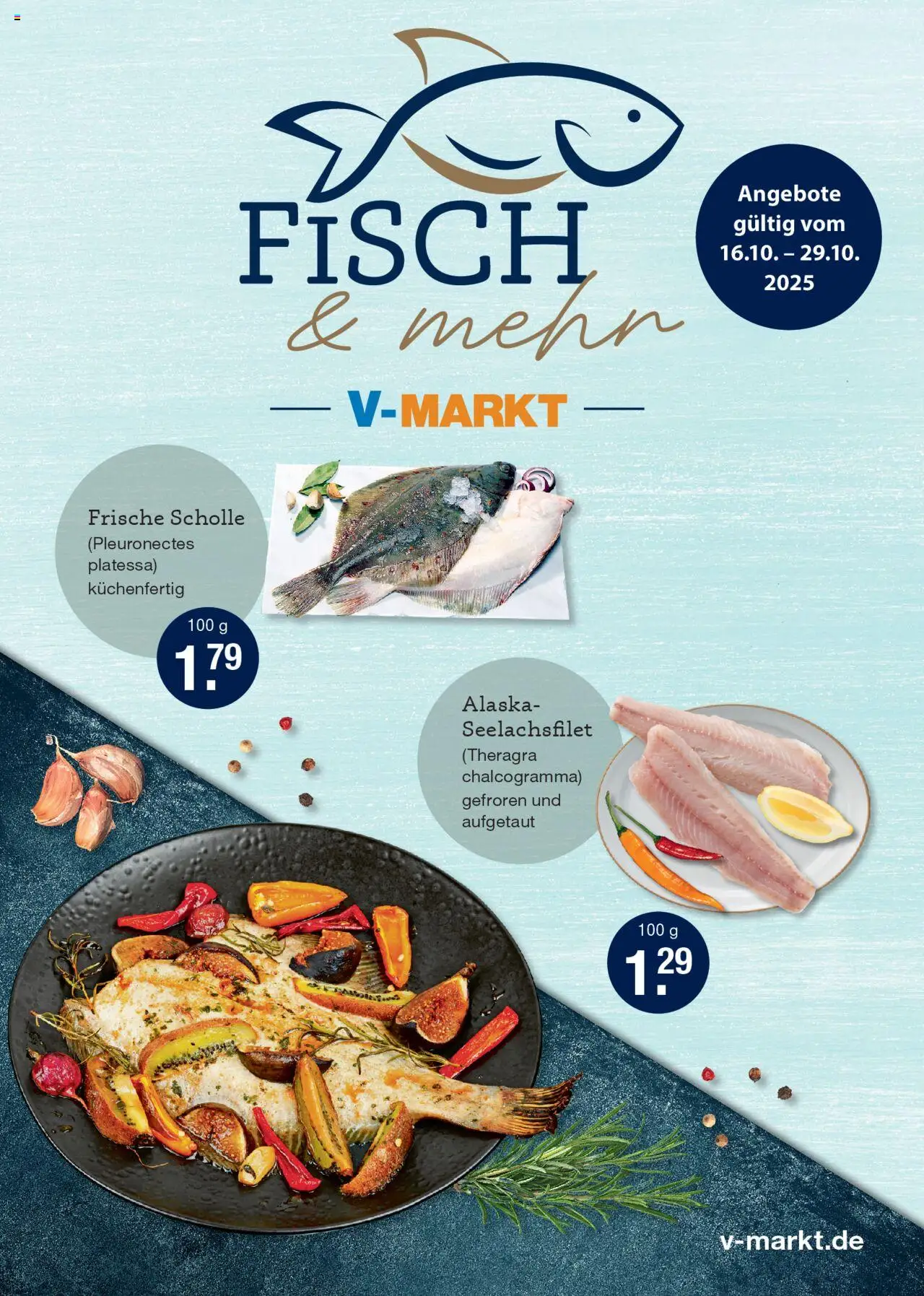 V-Markt Angebote (vom 16.10.2025) - Fischwerbung M&#252;nchen - Fisch