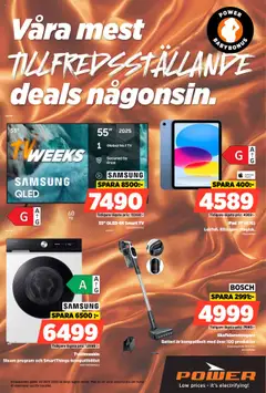 Förhandsgranska reklamblad Aktuella reklamblad Power från butik Power gäller från 22/09/2025
