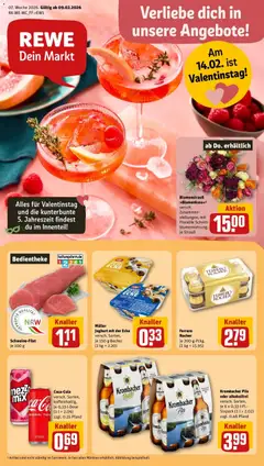 Vorschau von dem Prospekt des Geschäftes Rewe, gültig ab dem 09.02.2026