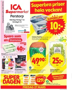 Förhandsgranska reklamblad Perstorp från butik ICA Supermarket gäller från 23/03/2026
