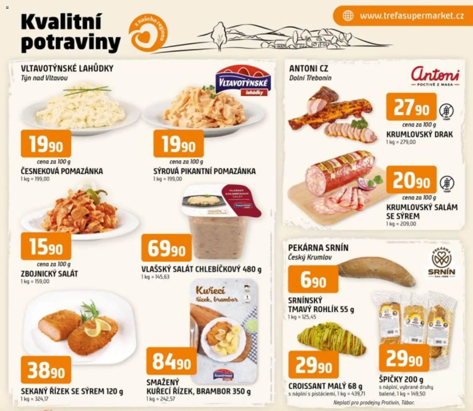 Náhled nabídky: Trefa Leták - Kvalitní potraviny z našeho regionu platný od 18.02.2026