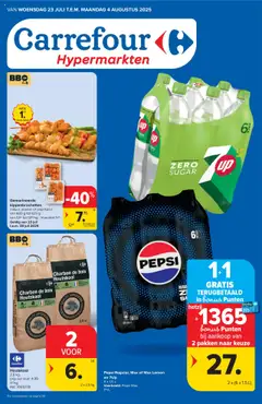 Voorbeeld van Folder week 30 van winkel Carrefour geldig vanaf 23/07/2025