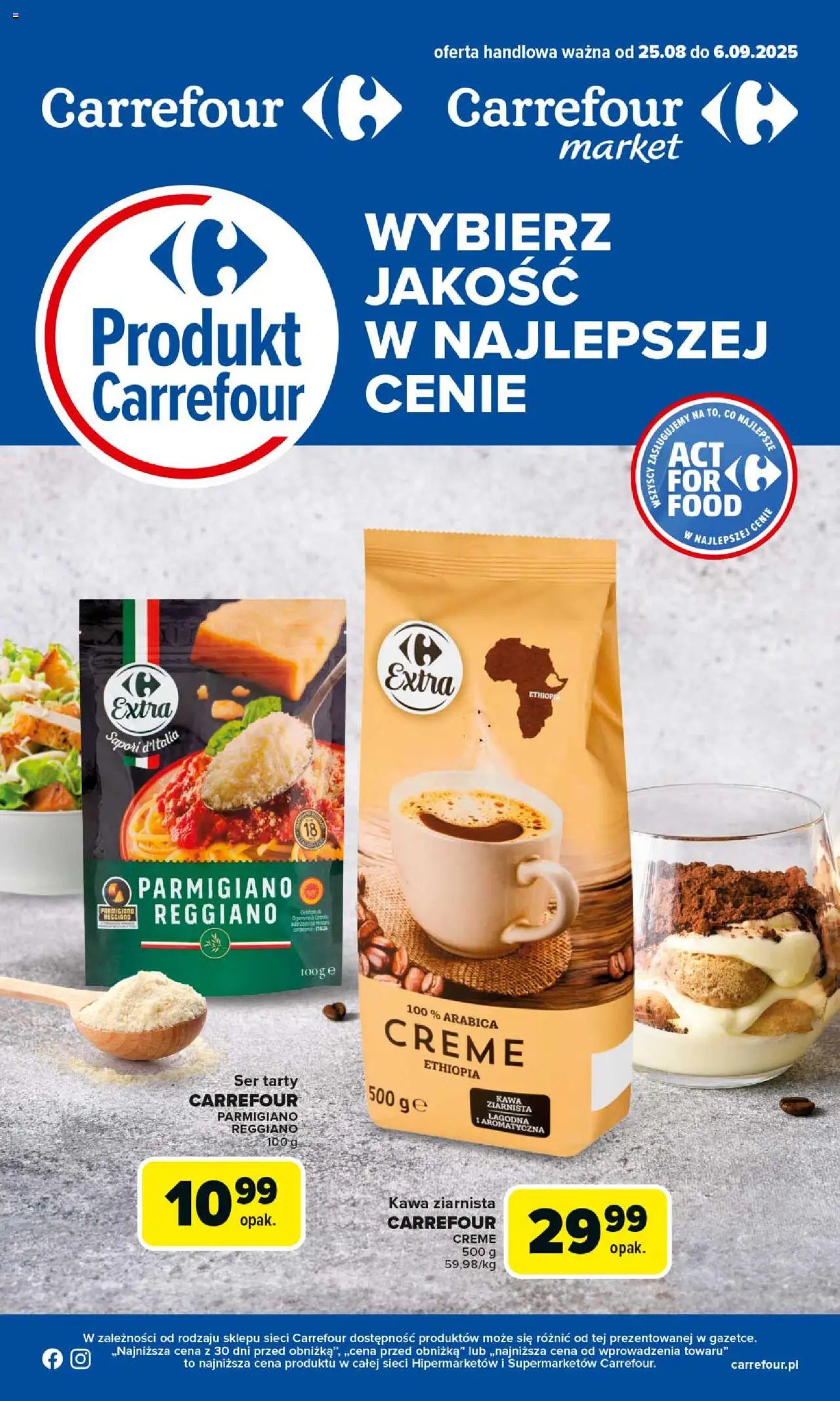 Carrefour Produkt Carrefour od 25.08.2025 - Nowa Gazetka - Numer strony 1