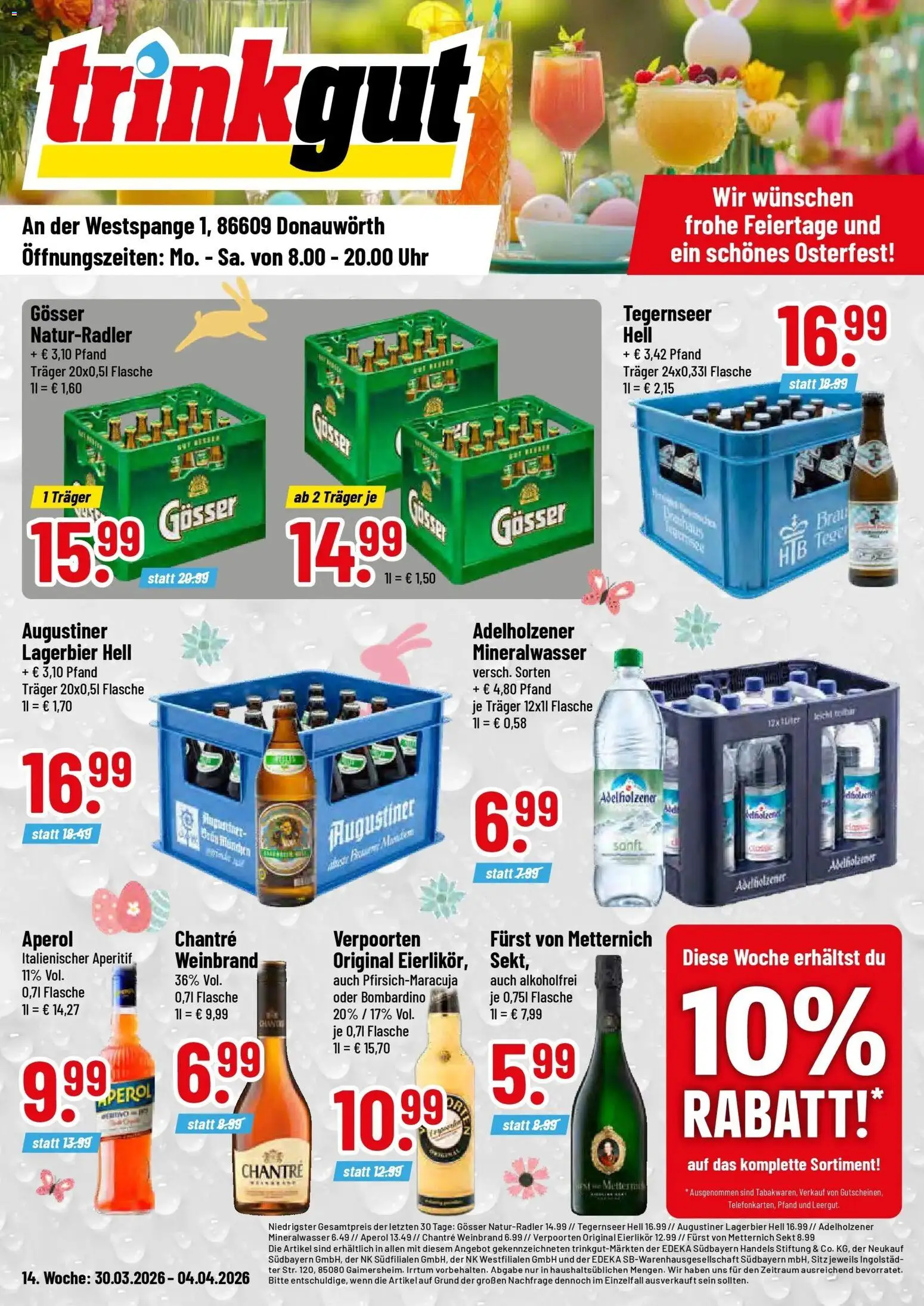 Vorschau von dem Prospekt des Geschäftes Trinkgut, gültig ab dem 30.03.2026