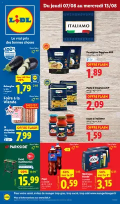 Prévisualisation de Catalogue de la semaine 31 du magasin LIDL formulaire valide 07/08/2025