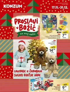 Konzum HR - Katalog igračaka megtekintése, amely érvényes 2025.11.17.-től