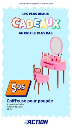 Voorbeeld van Action Presents week 44 van winkel Action geldig vanaf 29/10/2025