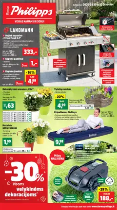 Thomas Philipps parduotuvės leidinio Thomas Philipps leidinys galiojančio nuo 2026.03.30 peržiūra