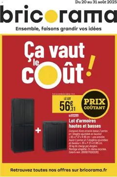 Prévisualisation de Catalogue du magasin Bricorama formulaire valide 20/08/2025