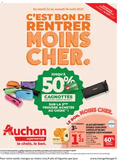 Prévisualisation de C'est bon de rentrer moins cher du magasin Auchan formulaire valide 12/08/2025