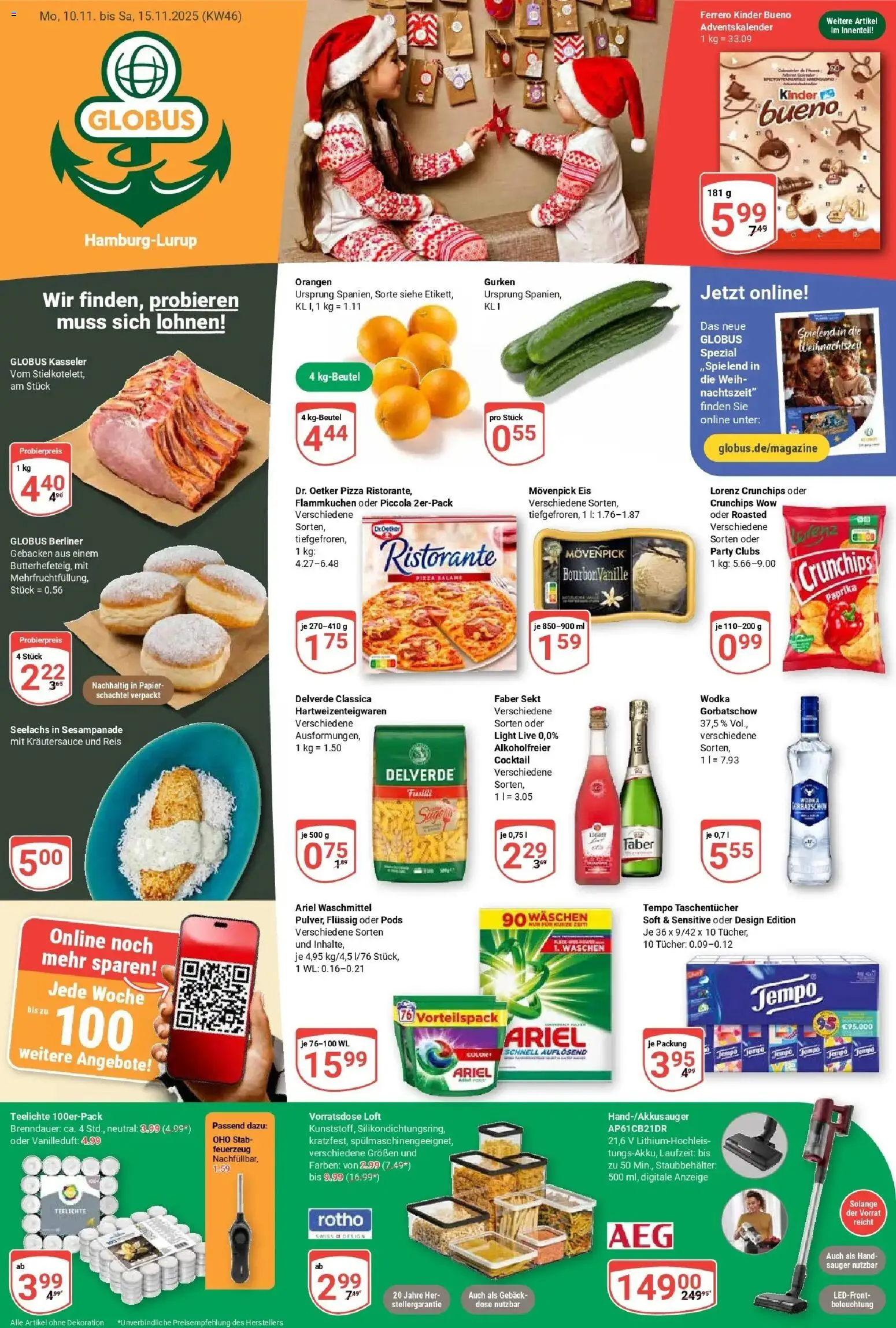 Vorschau von dem Prospekt des Geschäftes Globus, gültig ab dem 10.11.2025