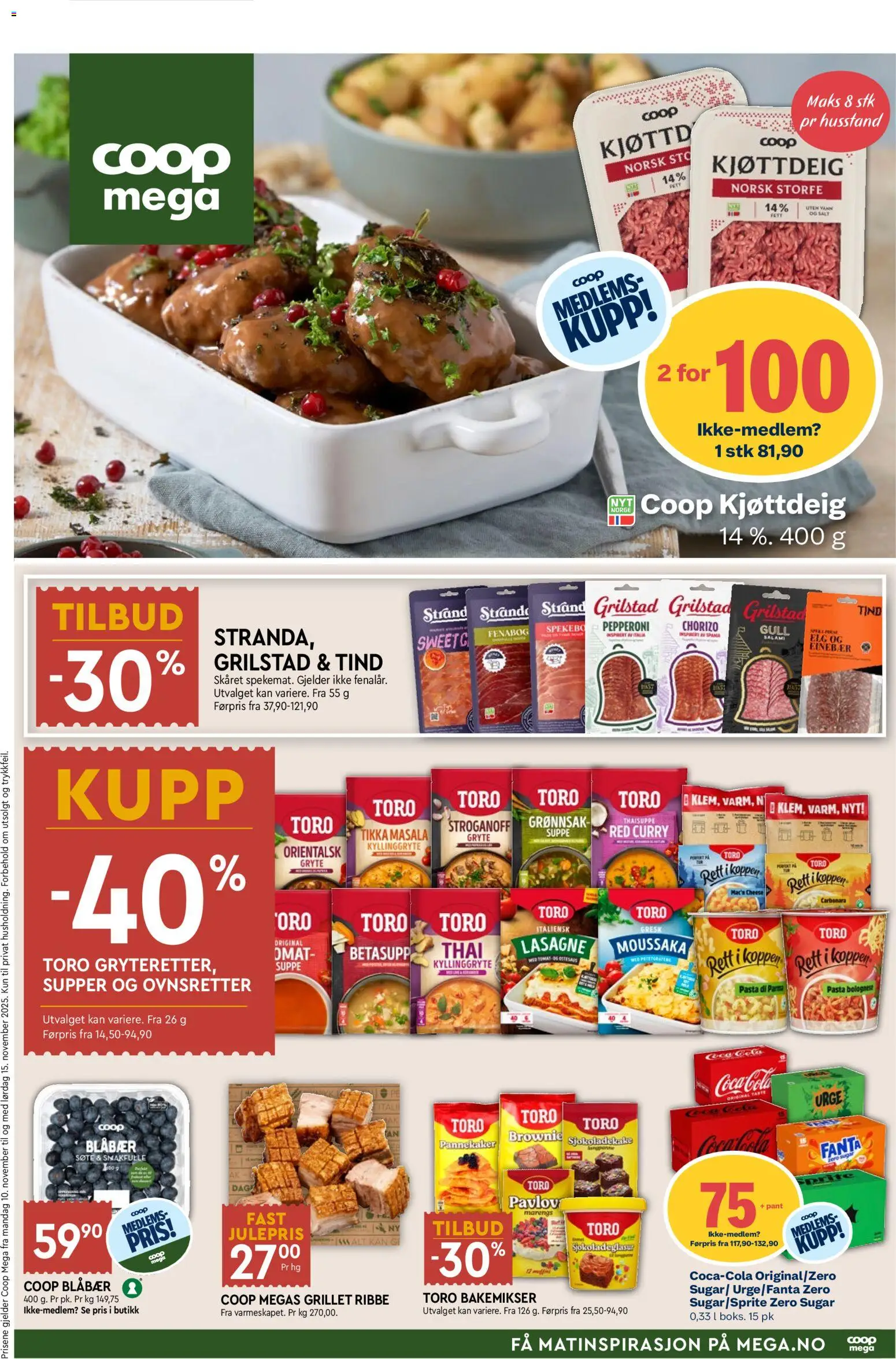 Forhåndsvis Kundeavis fra butikk Coop Mega gyldig fra 10/11/2025