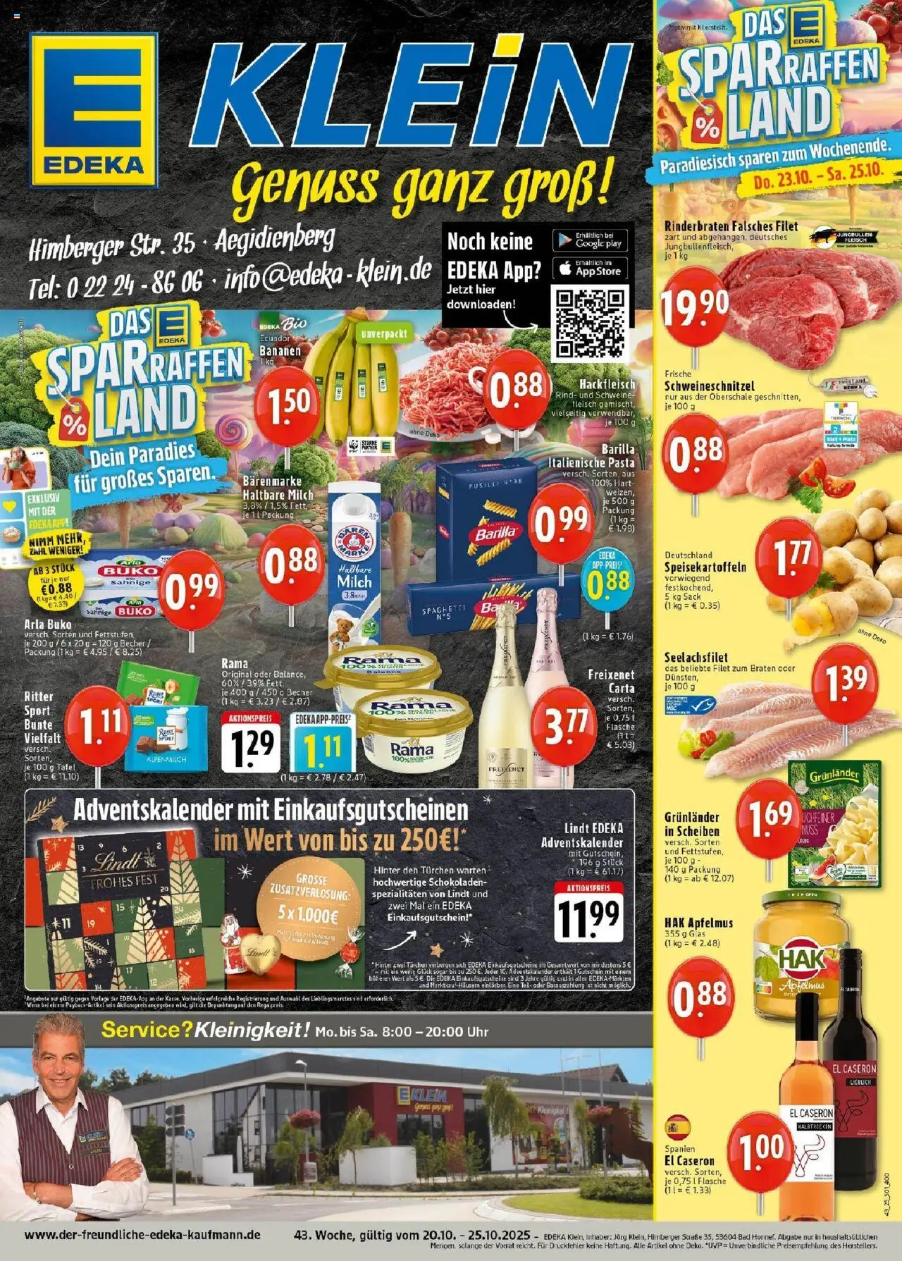 EDEKA Prospekt ab 19.10.2025 - Prospekt Bad Honnef Online