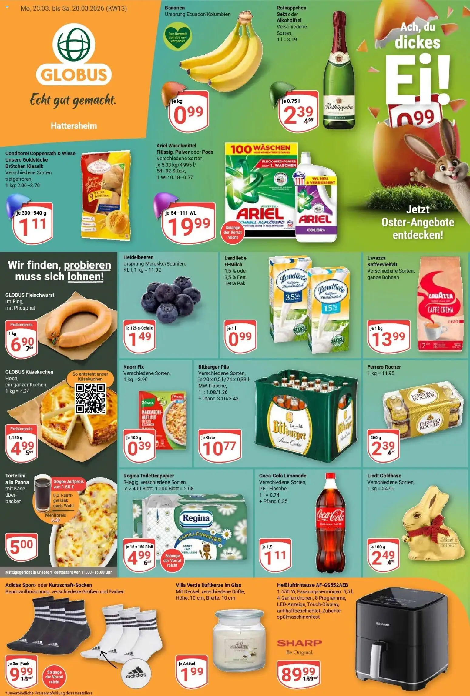 Vorschau von dem Prospekt des Geschäftes Globus, gültig ab dem 23.03.2026