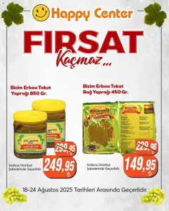Happy Center Katalog 18.08.2025 - Broşürünün önizlemesi