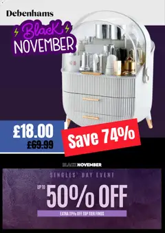 Preview of Debenhams Black Friday valid from 06/11/2025