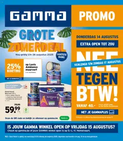 Voorbeeld van Folder van winkel GAMMA geldig vanaf 13/08/2025