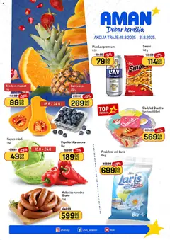 Pregled Aman kataloga - važi od 18.08.2025
