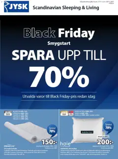 Förhandsgranska reklamblad Black Friday från butik JYSK gäller från 17/11/2025