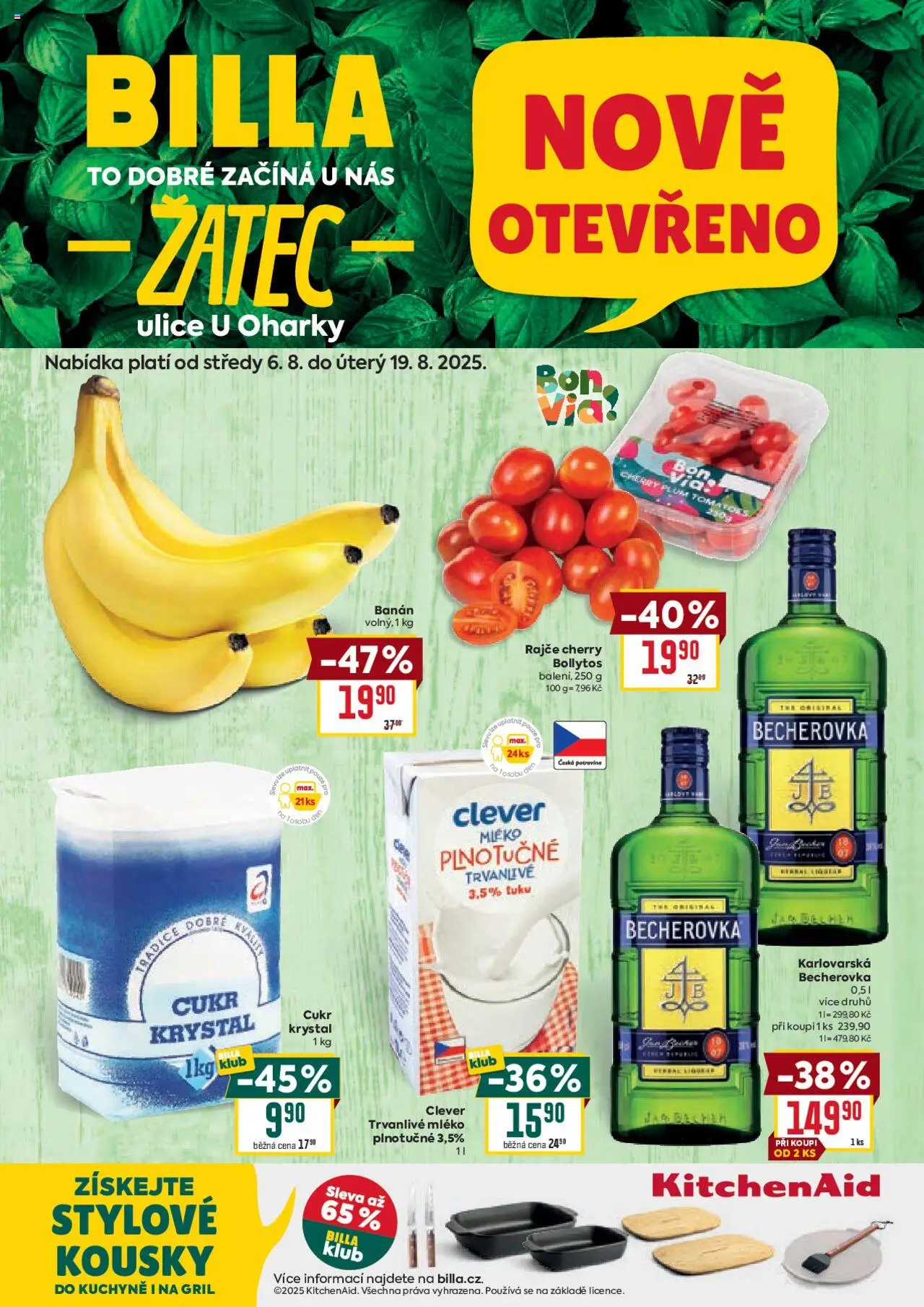  BILLA leták již od 06.08.2025 » Akční "Leták - Speciál: Žatec"