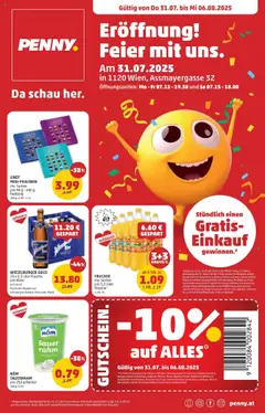 Vorschau der Angebote: Penny Markt Eröffnung in 1120 Wien gültig ab 31.07.2025