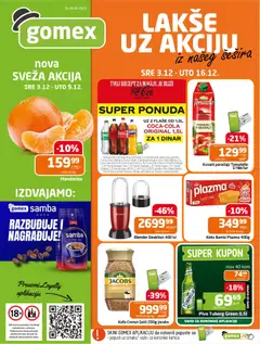 Pregled Gomex kataloga - važi od 03.12.2025 | Strana: 1