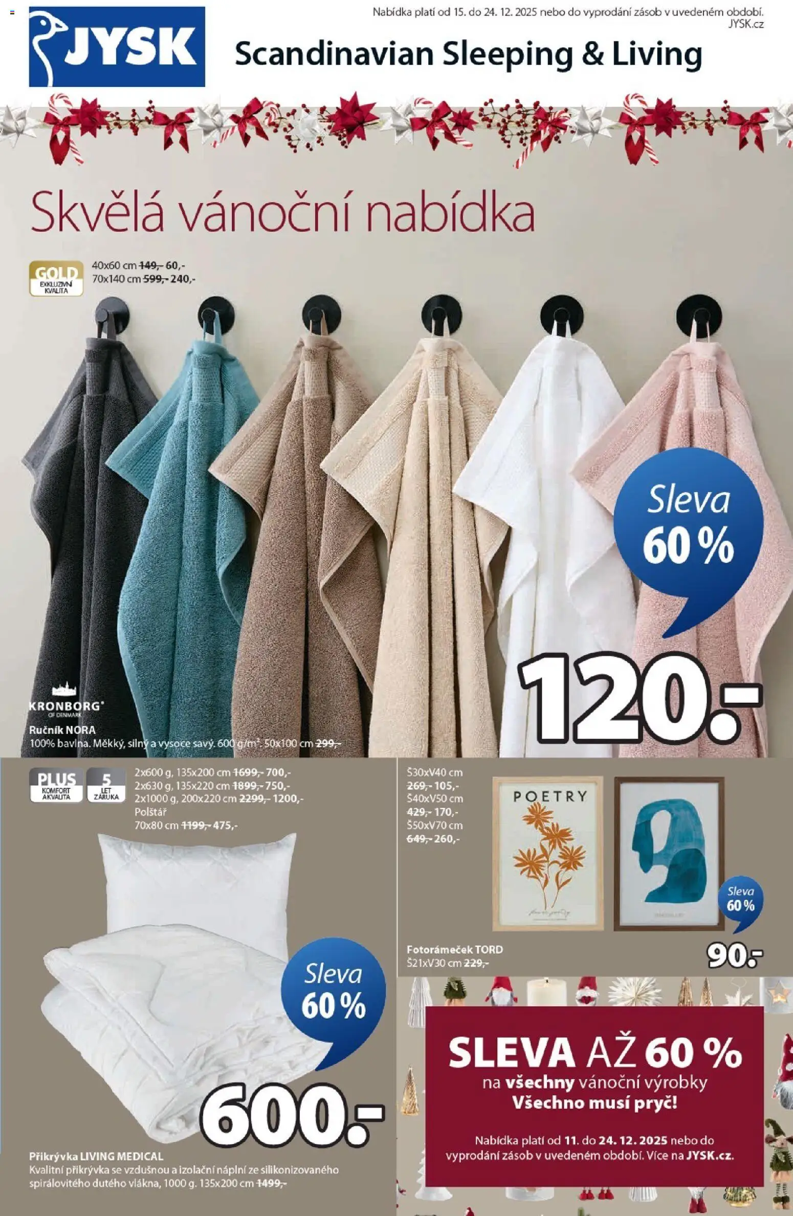 Náhled nabídky: JYSK Leták - Vánoce platný od 15.12.2025