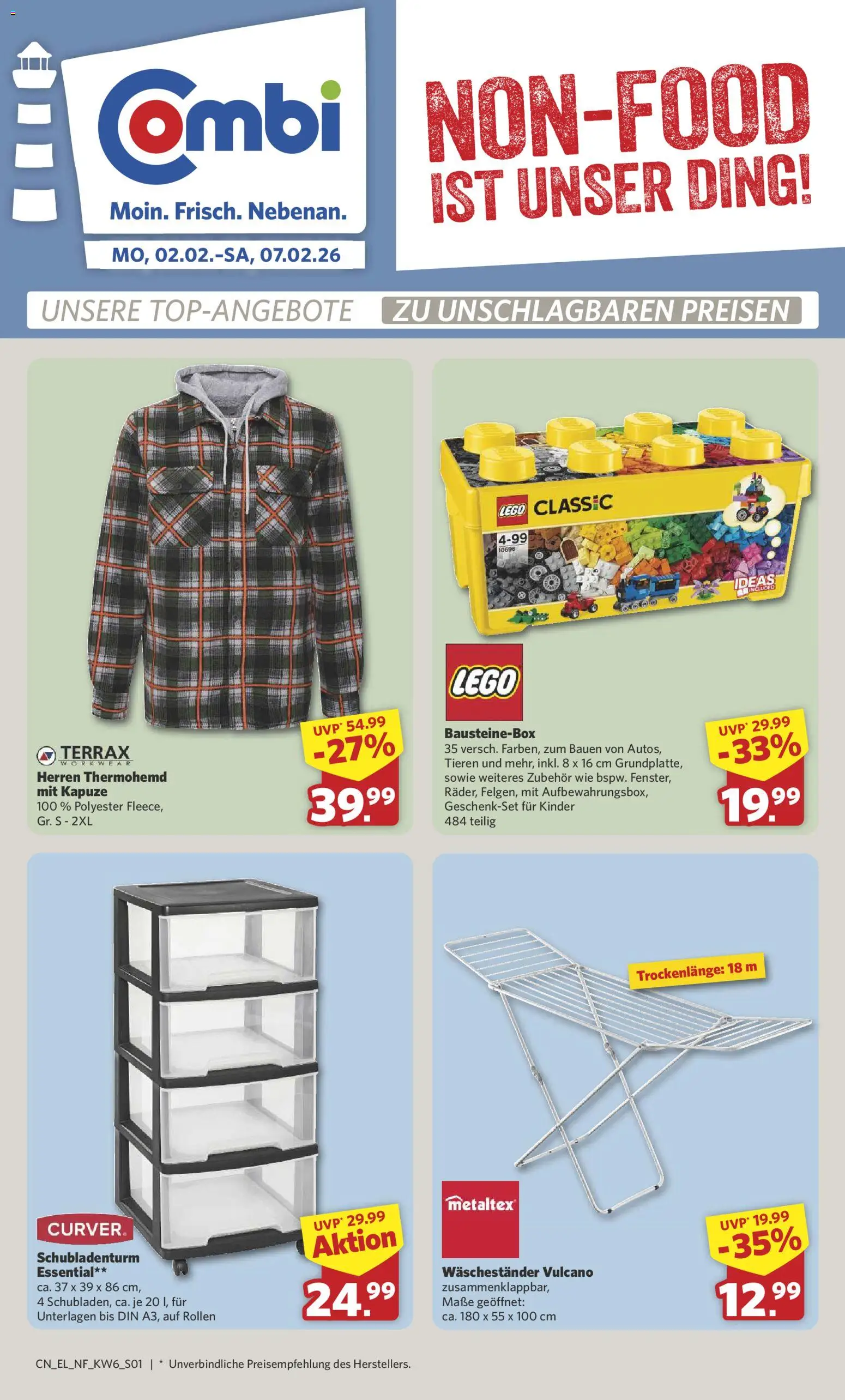 Vorschau von dem Prospekt des Geschäftes Combi, gültig ab dem 02.02.2026