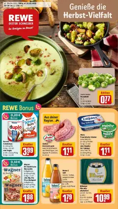 Vorschau von dem Prospekt des Geschäftes Rewe, gültig ab dem 19.10.2025