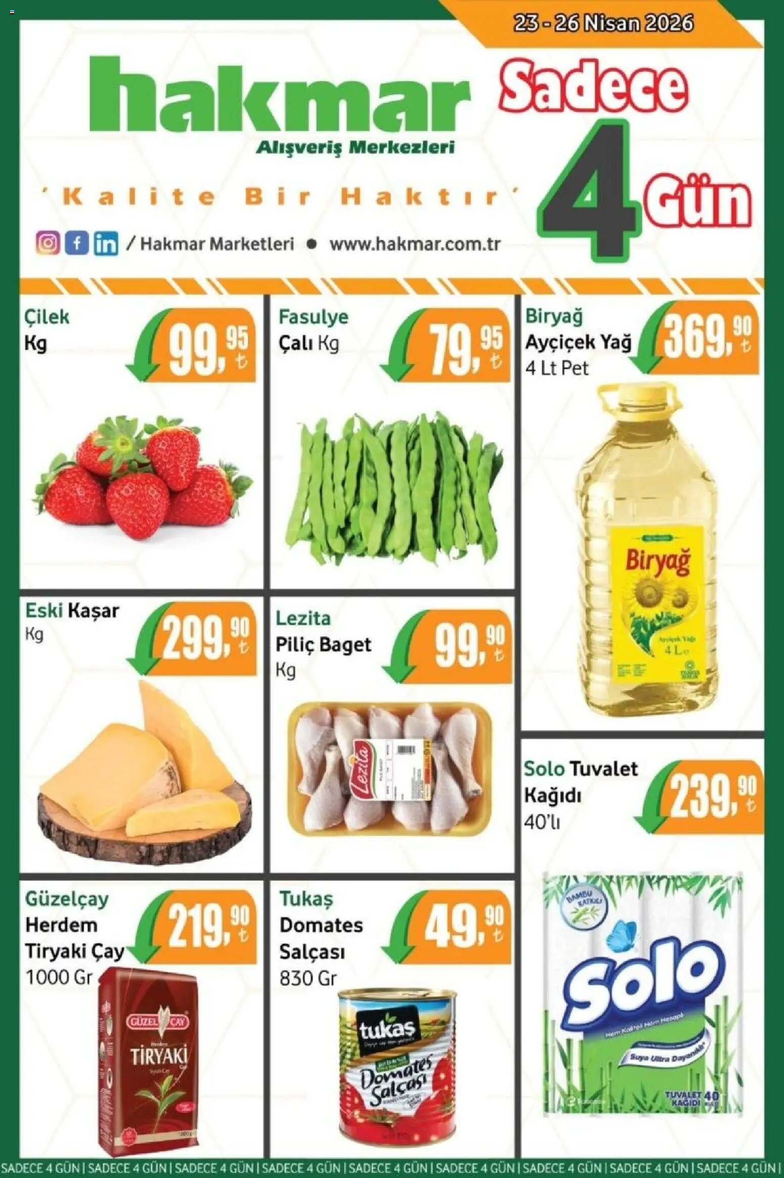 Hakmar Hakmar - Katalog Sadece 4 Gün 23.04.2026 - Broşürünün önizlemesi