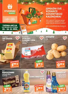 Pregled letka Katalog trgovine Studenac vrijedi od 10.12.2025