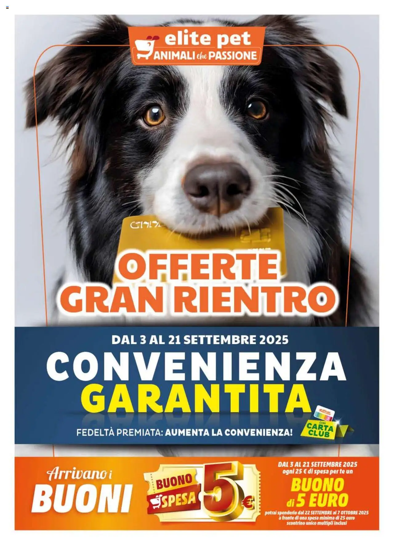 Volantino Elite Supermercati valido da 03/09/2025 numero di pagina 1