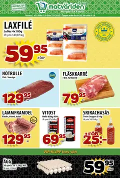 Förhandsgranska reklamblad Tensa från butik Matvärlden gäller från 01/09/2025