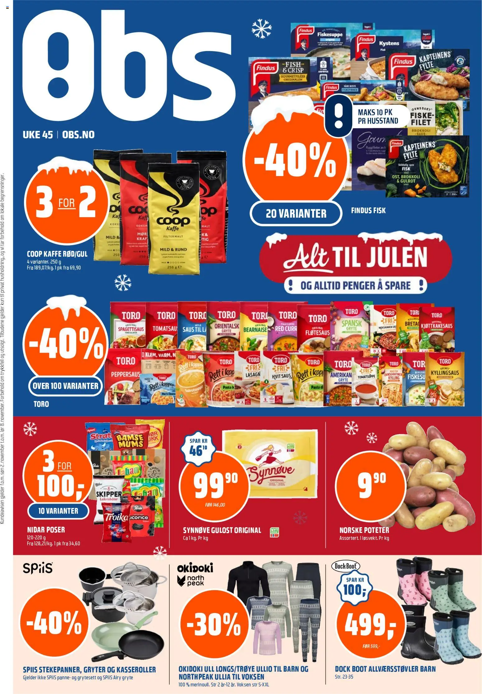 Forhåndsvis Kundeavis fra butikk Coop Obs gyldig fra 02/11/2025