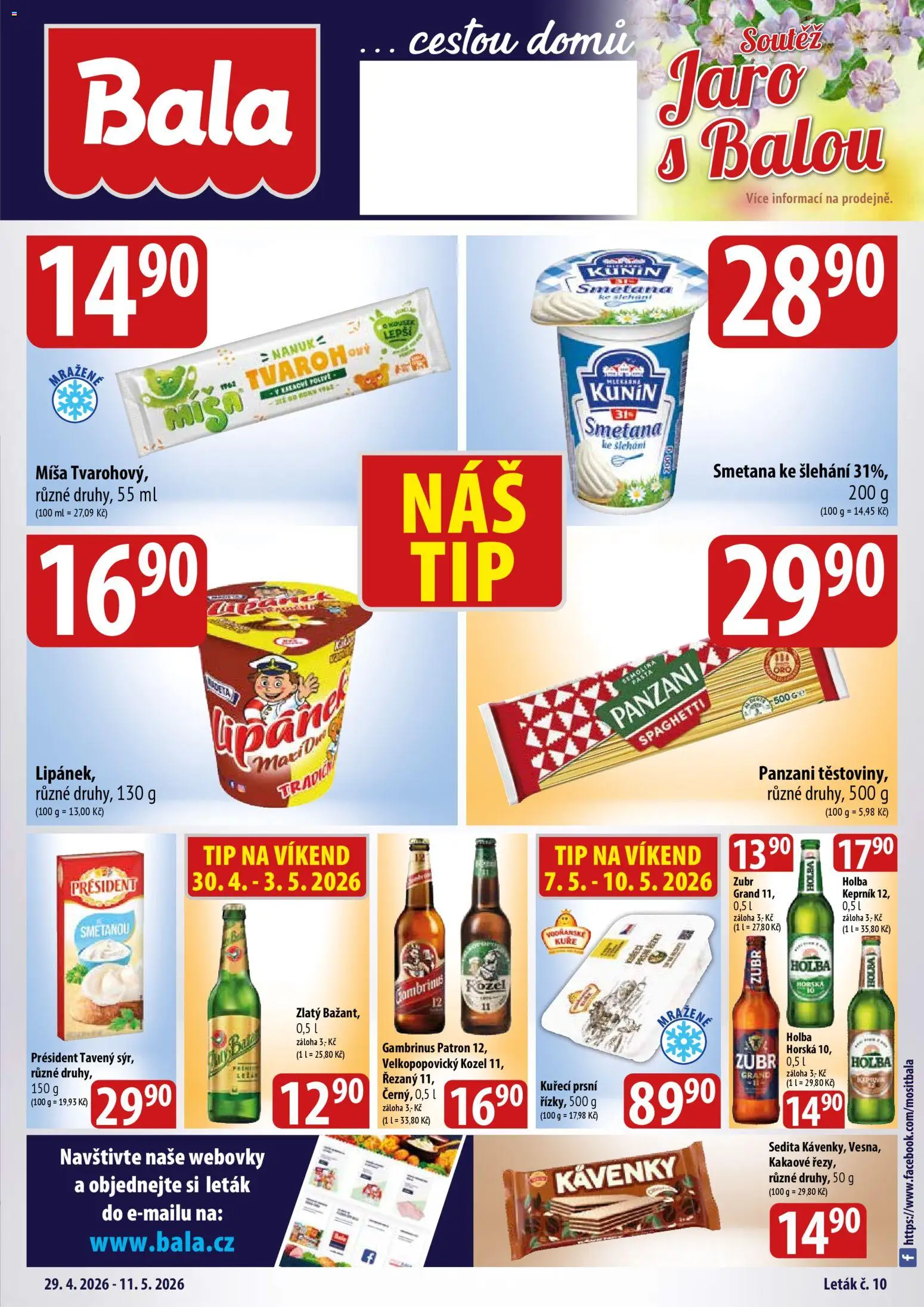 Náhled nabídky: BALA BALA velký leták Holba + platný od 29.04.2026