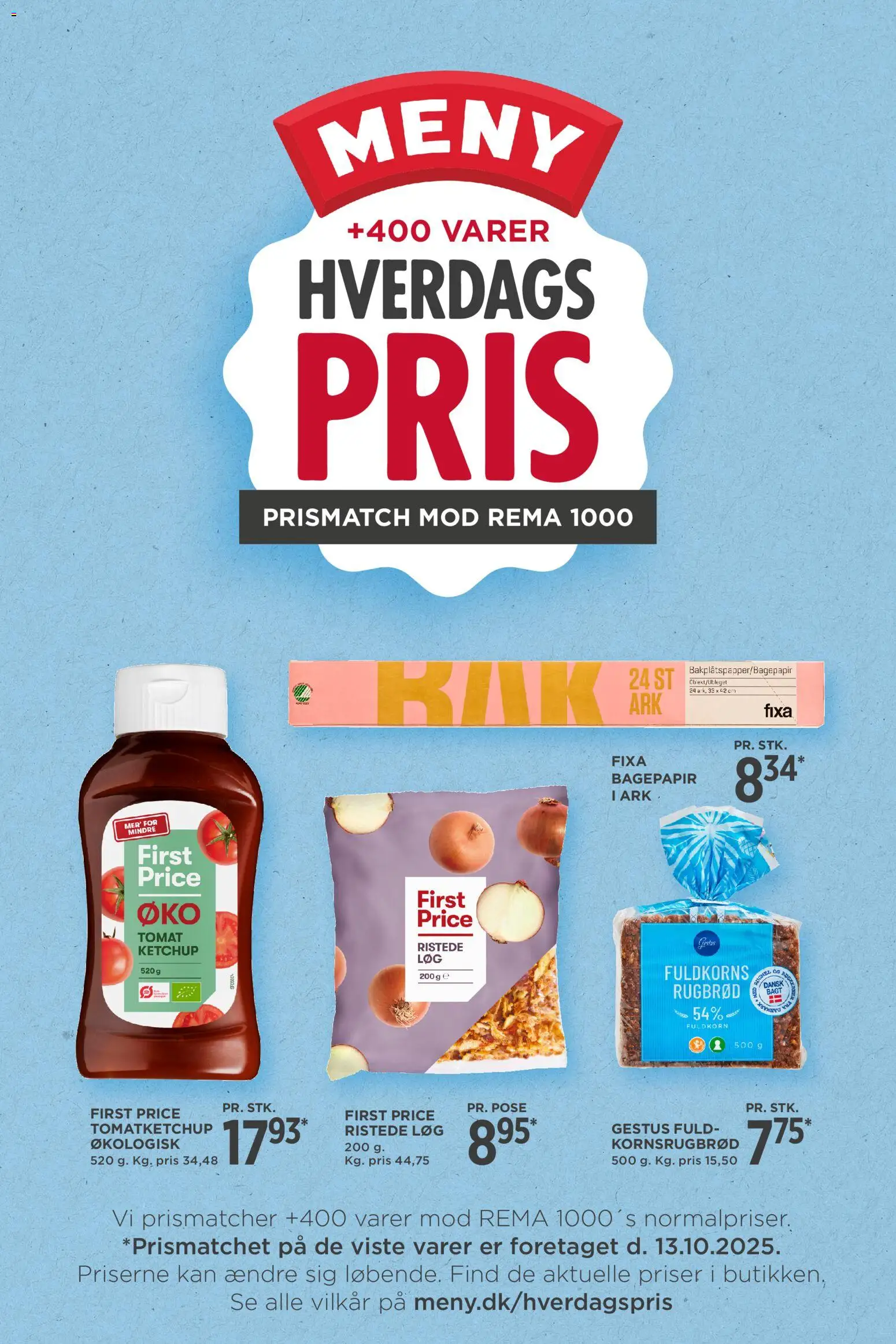 Meny tilbudsavis gyldig fra 27/10/2025 - side 1