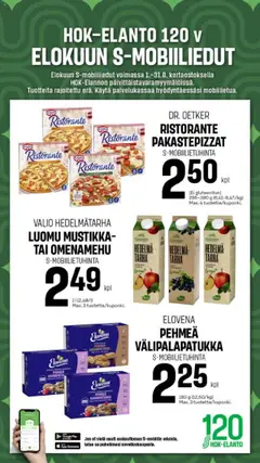 Kaupan S-market Elokuun S-mobiiliedut esikatselu, voimassa 01/08/2025