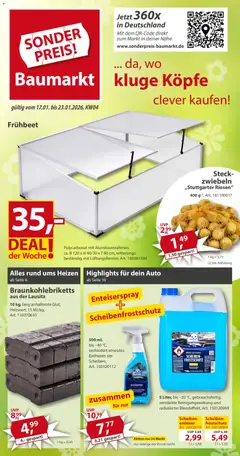Vorschau von dem Prospekt des Geschäftes Sonderpreis Baumarkt, gültig ab dem 17.01.2026