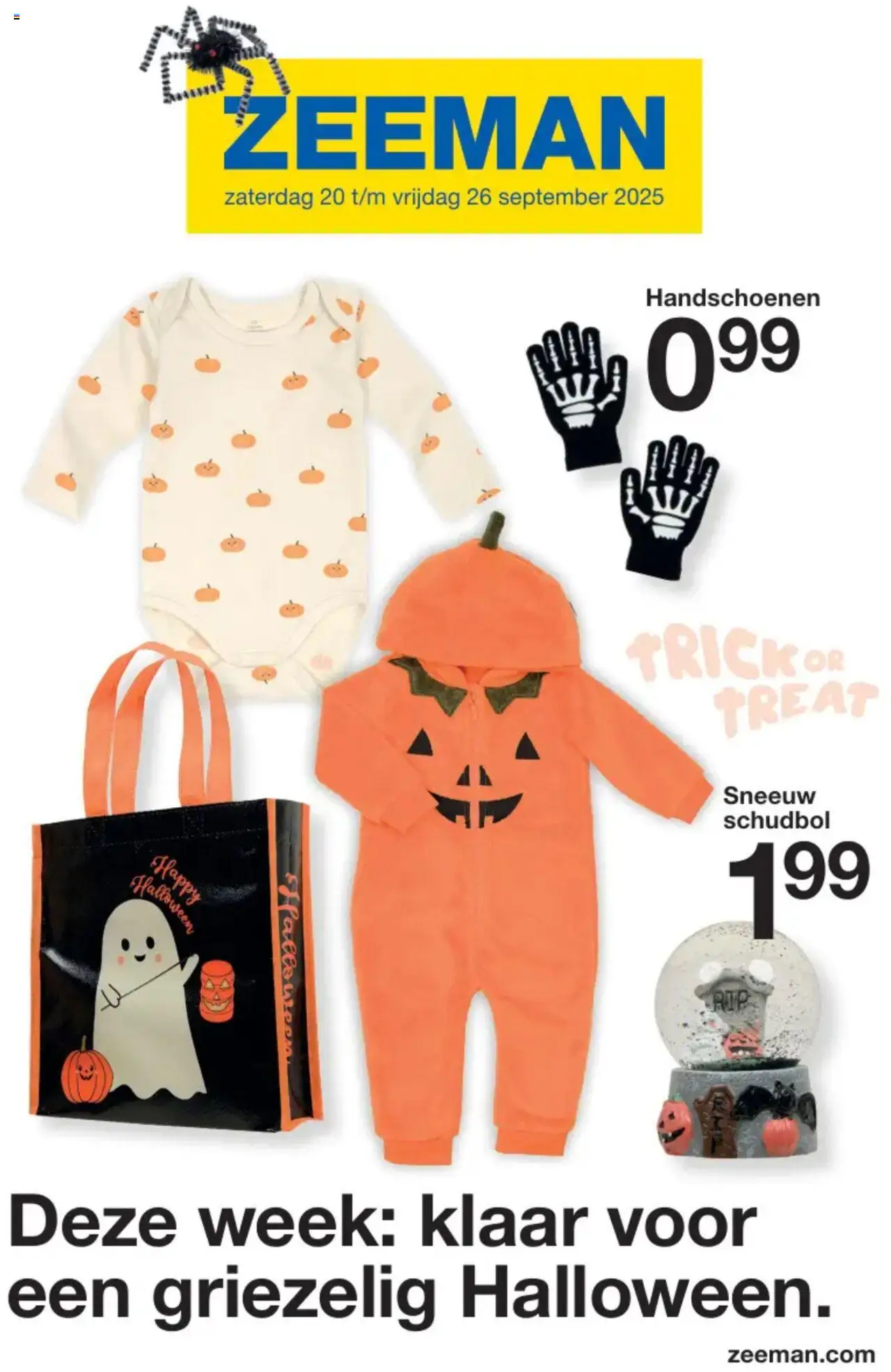 Zeeman shop Folder geldig vanaf 20/09/2025 - Paginanummer 1