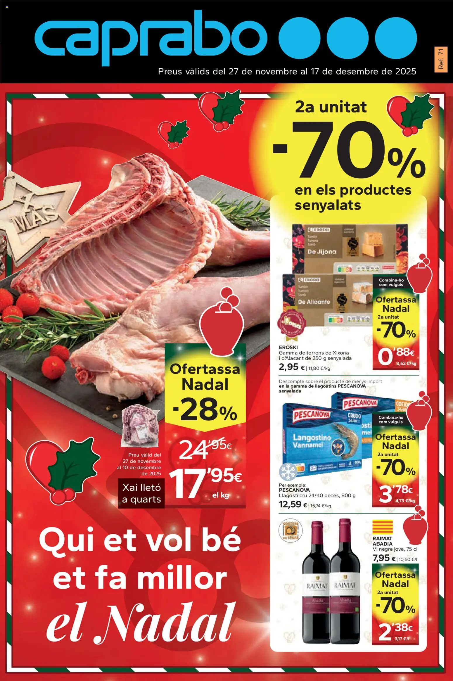 Vista previa del folleto de la tienda Caprabo válido desde el 27/11/2025 