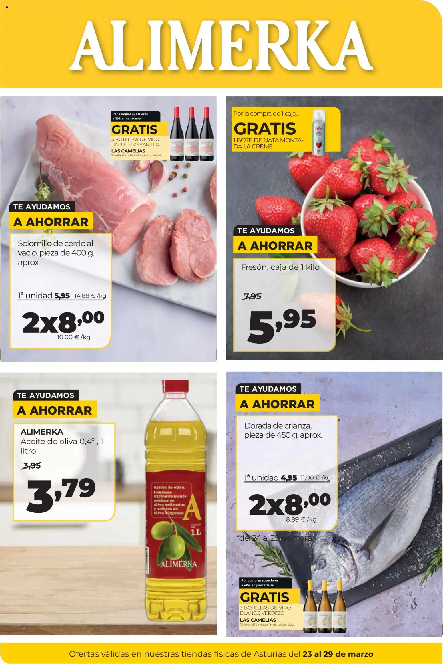 Vista previa del folleto de la tienda Alimerka válido desde el 23/03/2026 