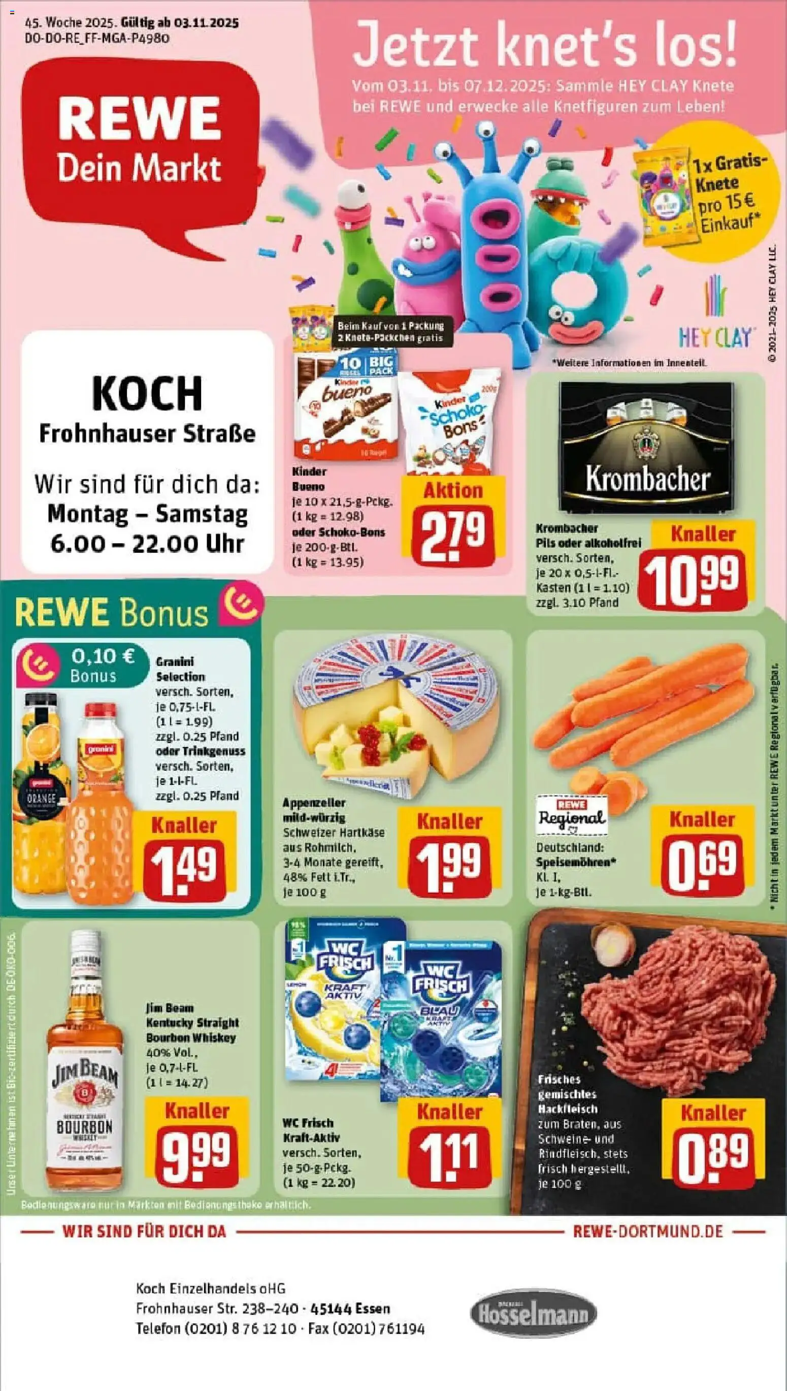 Vorschau von dem Prospekt des Geschäftes Rewe, gültig ab dem 03.11.2025