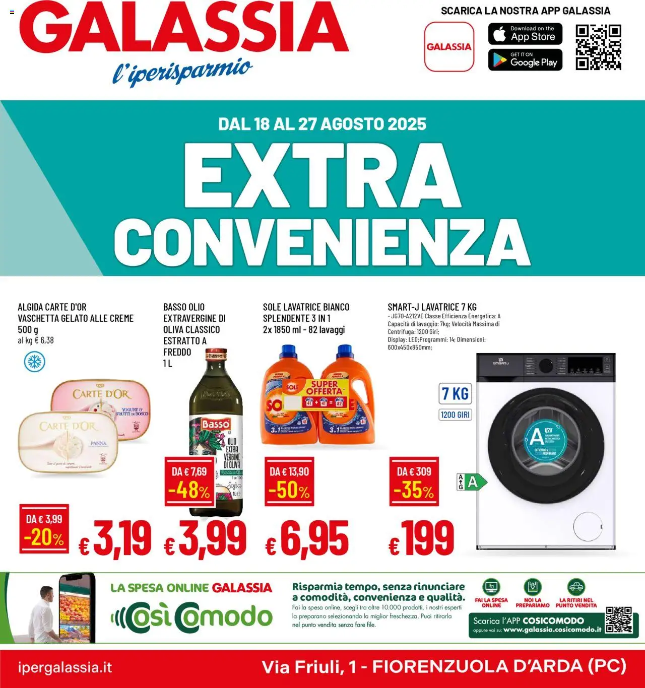Volantino Galassia valido da 18/08/2025 numero di pagina 1