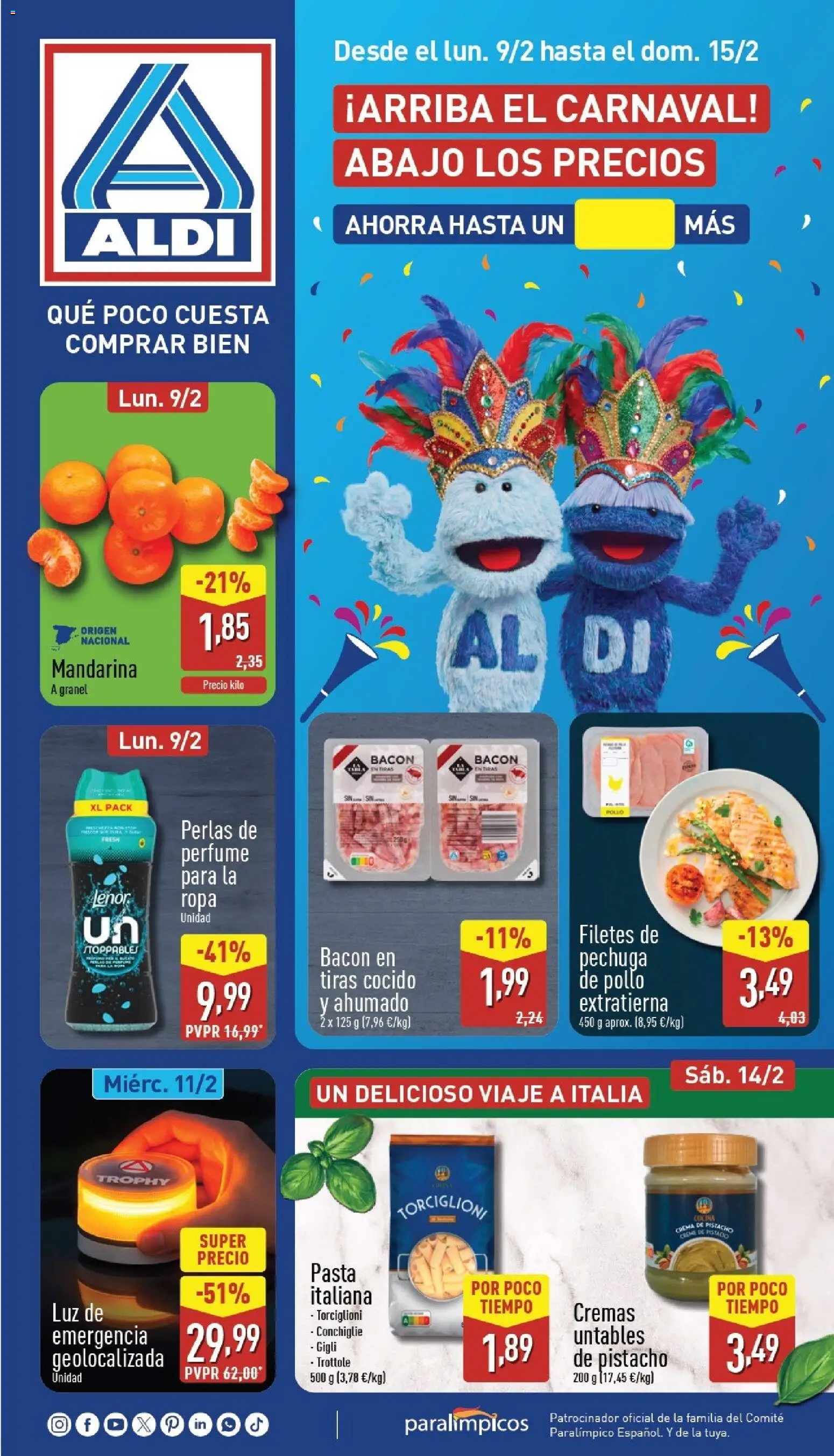 Vista previa del folleto de la tienda Aldi válido desde el 09/02/2026 