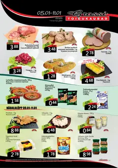 Grossi Toidukaubad kliendilehe eelvaade alates 2026.01.05